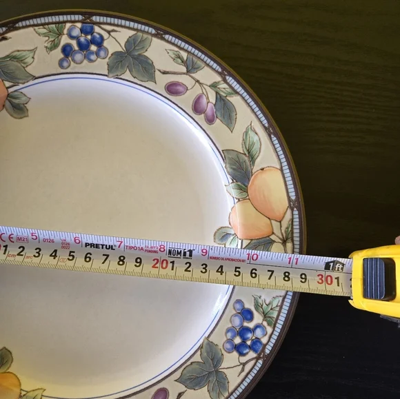 Vintage Mikasa Garden Harvest Intaglio Set of 4 Dinner Plates Sz 11" READ - Picture 14 of 14